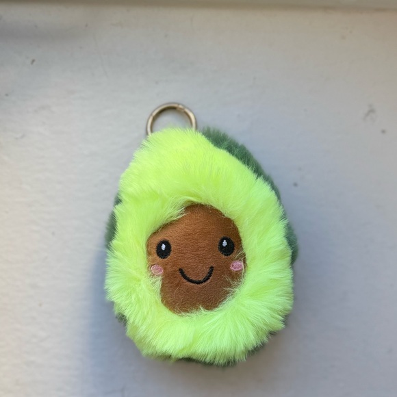 Accessories - Smiling Avocado Plush Bag Charm or Keychain